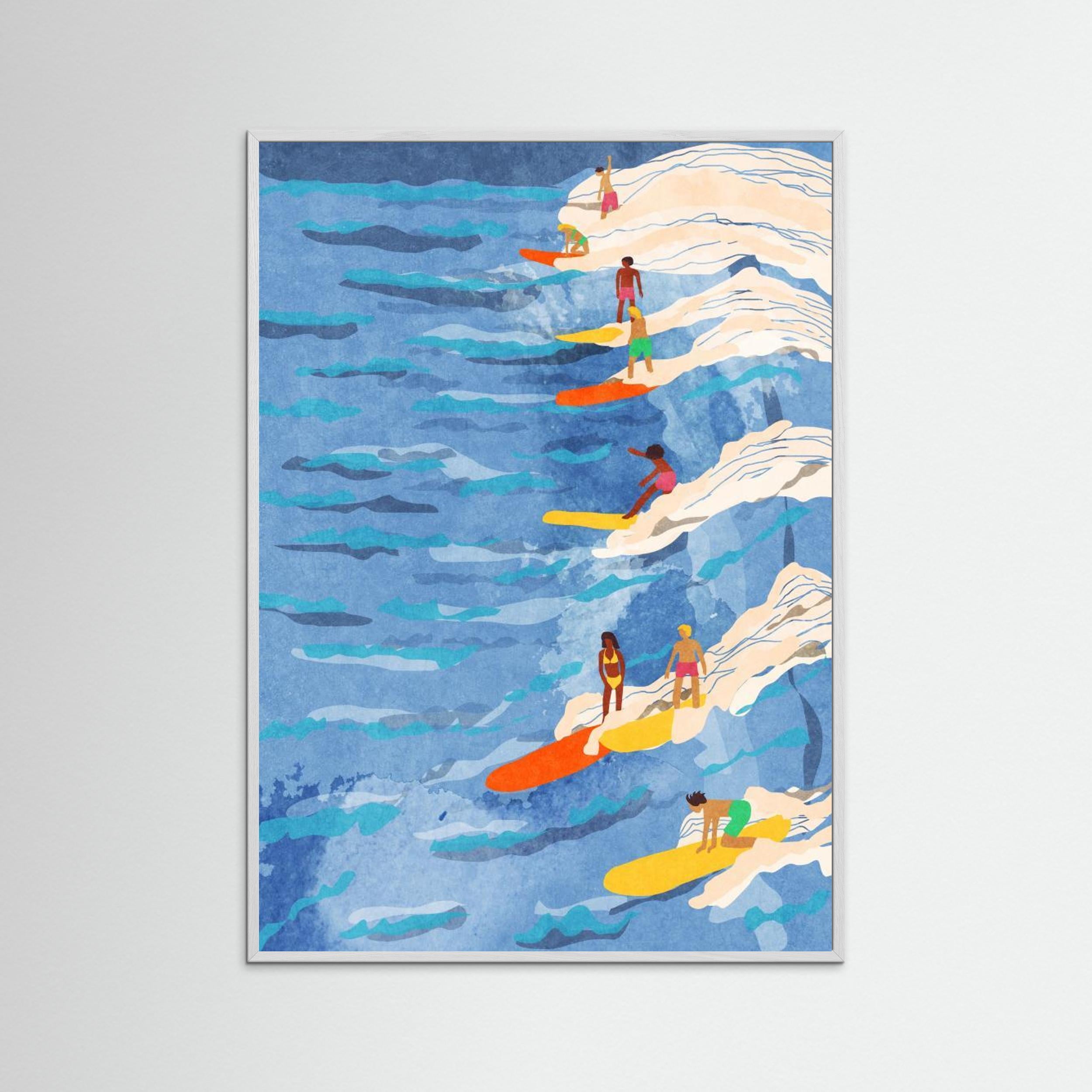 chilled surfing by Raissa Oltmanns